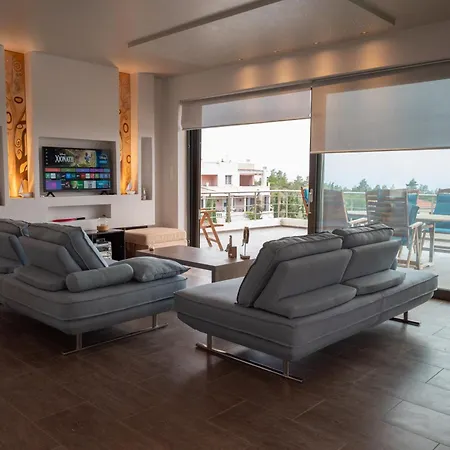 Vila White - Sea View Loutráki